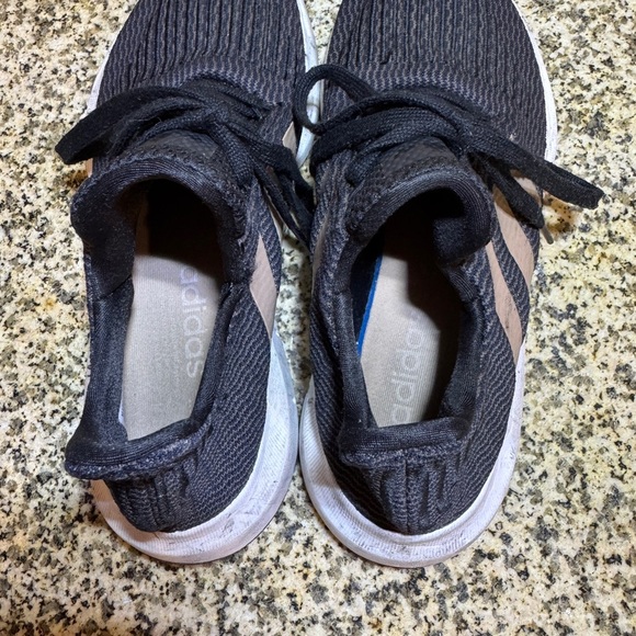 Adidas Black and Purple Running Shoes  Size 8 - Picture 5 of 10